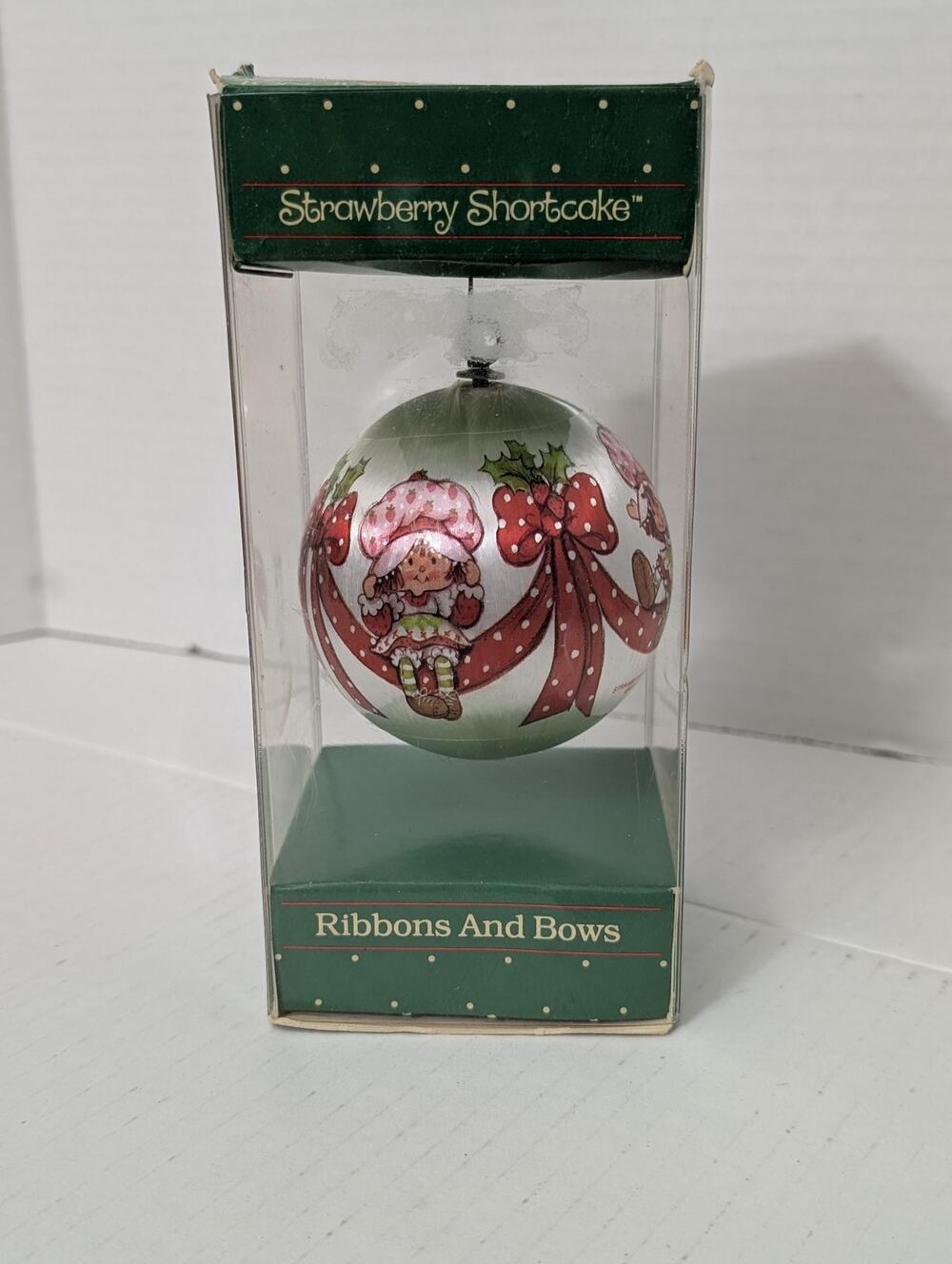 Vintage RARE Strawberry Shortcake 1983 Christmas Ball Ornament New in Box